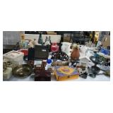 art work, ceramic clay vases, antique accessories, unique lamps with shades