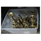 Antique Brass candle sticks 