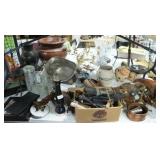 fruit bowls, paintings, dishes, cigar boxes, clocks, dolls, carved jade