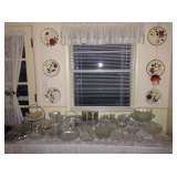 depression glass, vintage glassware