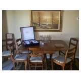 House - Duncan Phyfe Table & Chairs