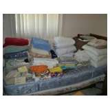 linen and blankets