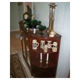 Mahogany Desk / Display Cabinet