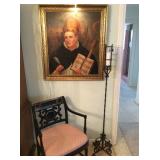 Signed Religious Oil Painting