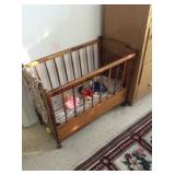 Antique Wooden Crib