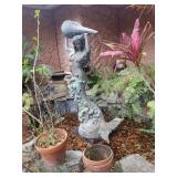Bronze Mermaid Fountain