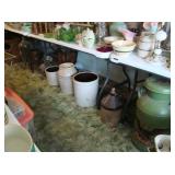 nice old pottery crocks