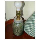 ball jar lamp