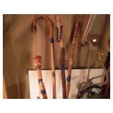 Hand carved canes