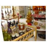 RATTAN BAR CART 1950