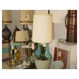MID CENTURY & CHROME LAMPS
