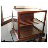 Early 1900s Oak Dealer Display case