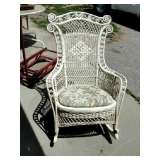 Victorian Wicker Rocker