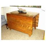 Lovely Maple Drop Leaf Table 42"L x 26"W. Extends to 74"L