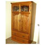 TV Entertainment Cabinet 37"W x 22"deep x 68.5" tall