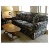 Floral Sofa 89" Long