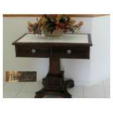 Thomasville Console/Entry Table w/Marble Top. 36" L x 20" deep