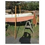 Sailable, great for kids...Needs restoration...or make into a Planter!