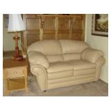 Leather Loveseat