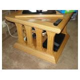 Oak End Table/TV Stand