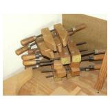 Small sample of wood working tools