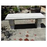 1 of 2 Concrete Benches