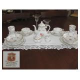 German Porcelain Breakfast Set for 2
