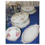 Misc. Limoges Casserole, Ckae Plate, Platter