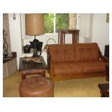 Pair of Howard Tweed Love Seats