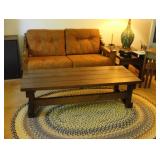 Wood Slat Coffee Table