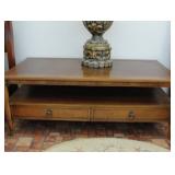 Matching Leather top Coffee Table