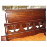 Mahogany Full Sz Bed Frame