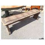 Bench with Tiger fabric