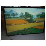 HUGE oil on canvas-vietnam