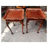 pr 1920 MAHOG side tables(nice)