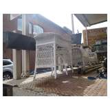 wicker desk & vanity