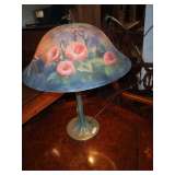 reversed painted lamp