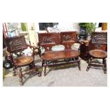 3P Suite:tudor OAK c 1890-1900