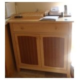 Storage unit with drawer and cabinet