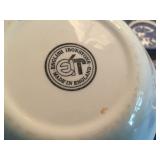  English Ironstone Blue Dish Set