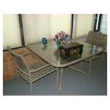 Tempered Glass Table/4 chairs