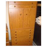 Horn sewing cabinet