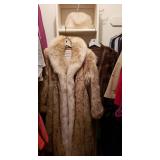 full length fox fur coat