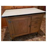 Oak kitchen cupboard