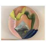 Hand crafted Pottery Platter Wall Hanging