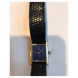 Cartier Tank Watch with Lapis face