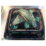 Rare Blue Covered Sardine Dish