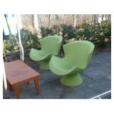 Gehry Green Chairs
