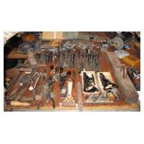 Columbia Estate Carpentry Tools Lumber Guitars Amps Glass Ephemera Dolls pickers paradise !