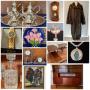 ENDS TODAY (1/8)! Silver Gold MCM Modern Furnishings Decor Art Crystal 